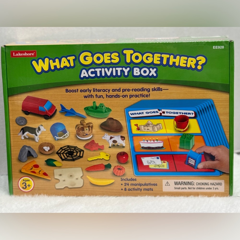 New Lakeshore What Goes Together? Activity Box
